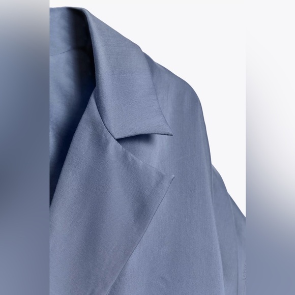 ZARA Satin Effect Wrap Dress. - Picture 6 of 6